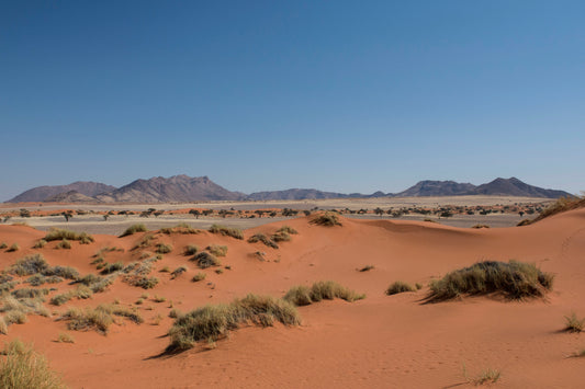 Namib Dunes & Distant Peaks
