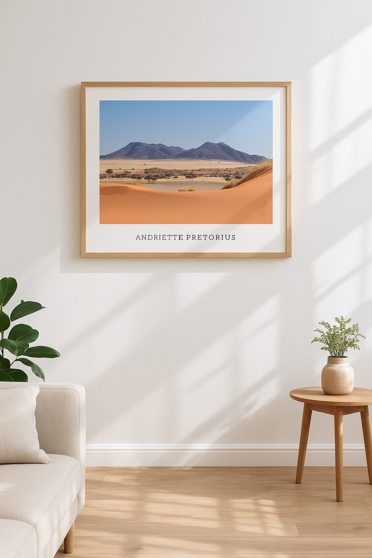 Footprints Through Namib Beauty